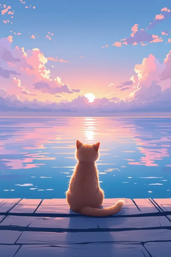 猫咪与海 封面